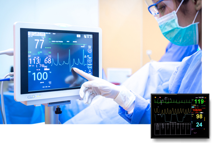 Touch Displays for 
Medical Monitors
